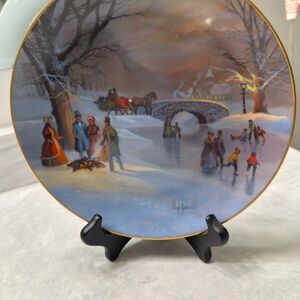 Scenes of Christmas Past Collector Plate